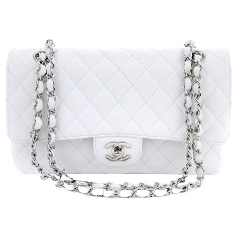 white chanel caviar bag|chanel caviar bag On Sale .